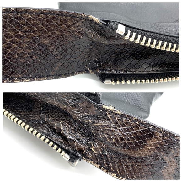 Marc Jacobs Black Leather Expendable Shoulder Bag - Picture 11 of 12